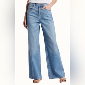 Madewell Super Wide-Leg Jean (Lelani wash) size 27